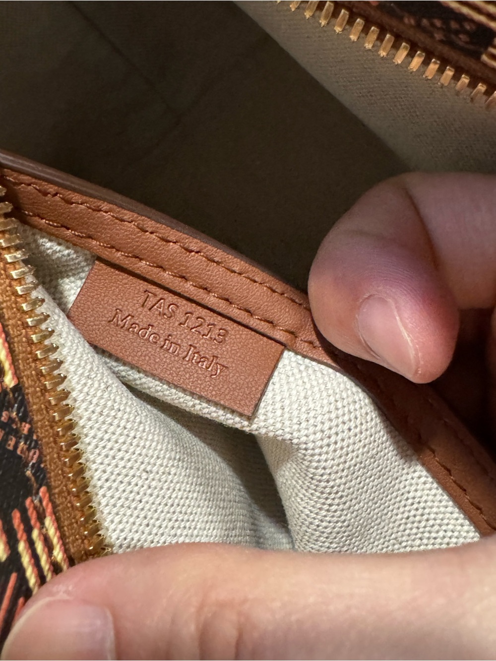 Moreau Paris Monaco small zip tote made in Italy - Picture 13 of 16